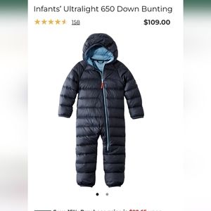 LL Bean 12-18 months down bunting